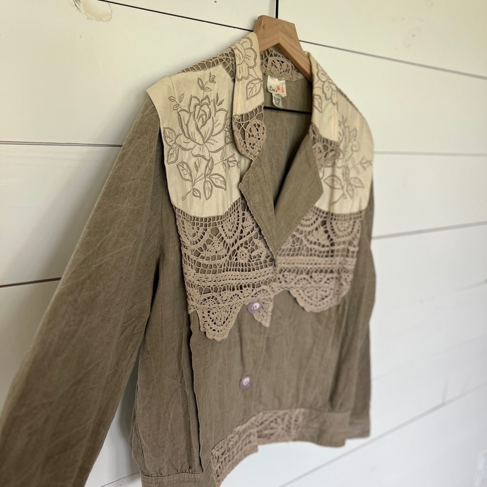 Large Boho Cottagecore Jacket - image 3